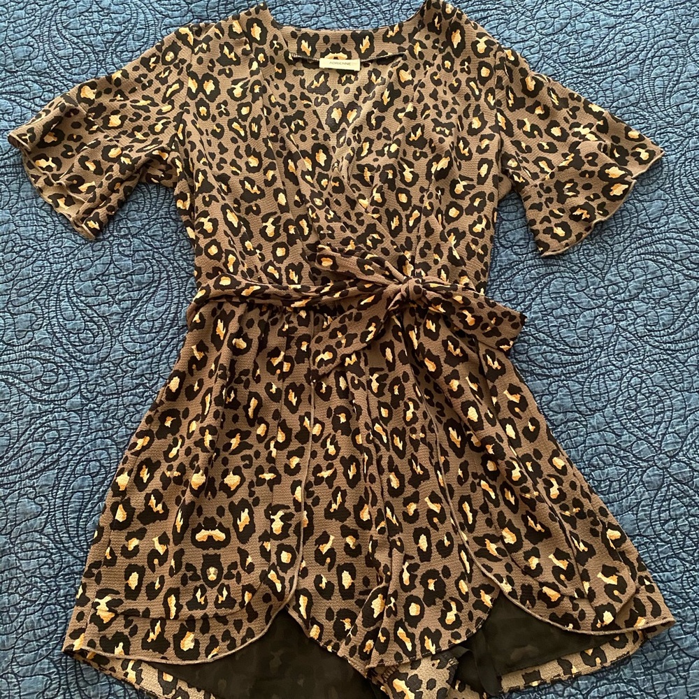 Animal Print Romper